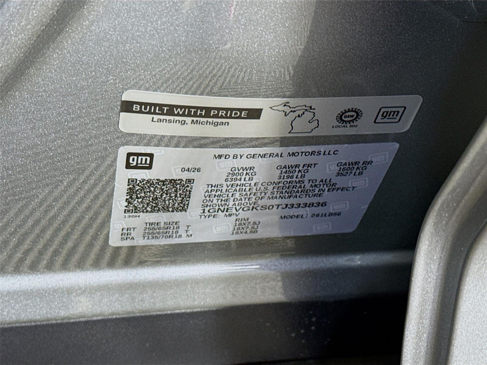 2026 Chevrolet Traverse LT