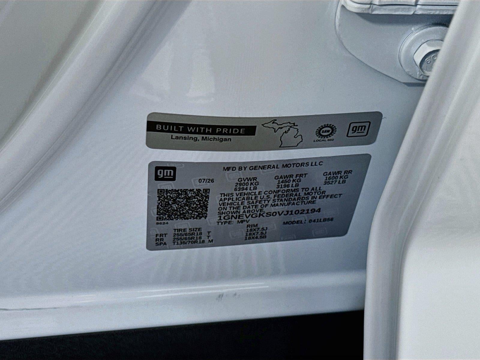 2027 Chevrolet Traverse LT