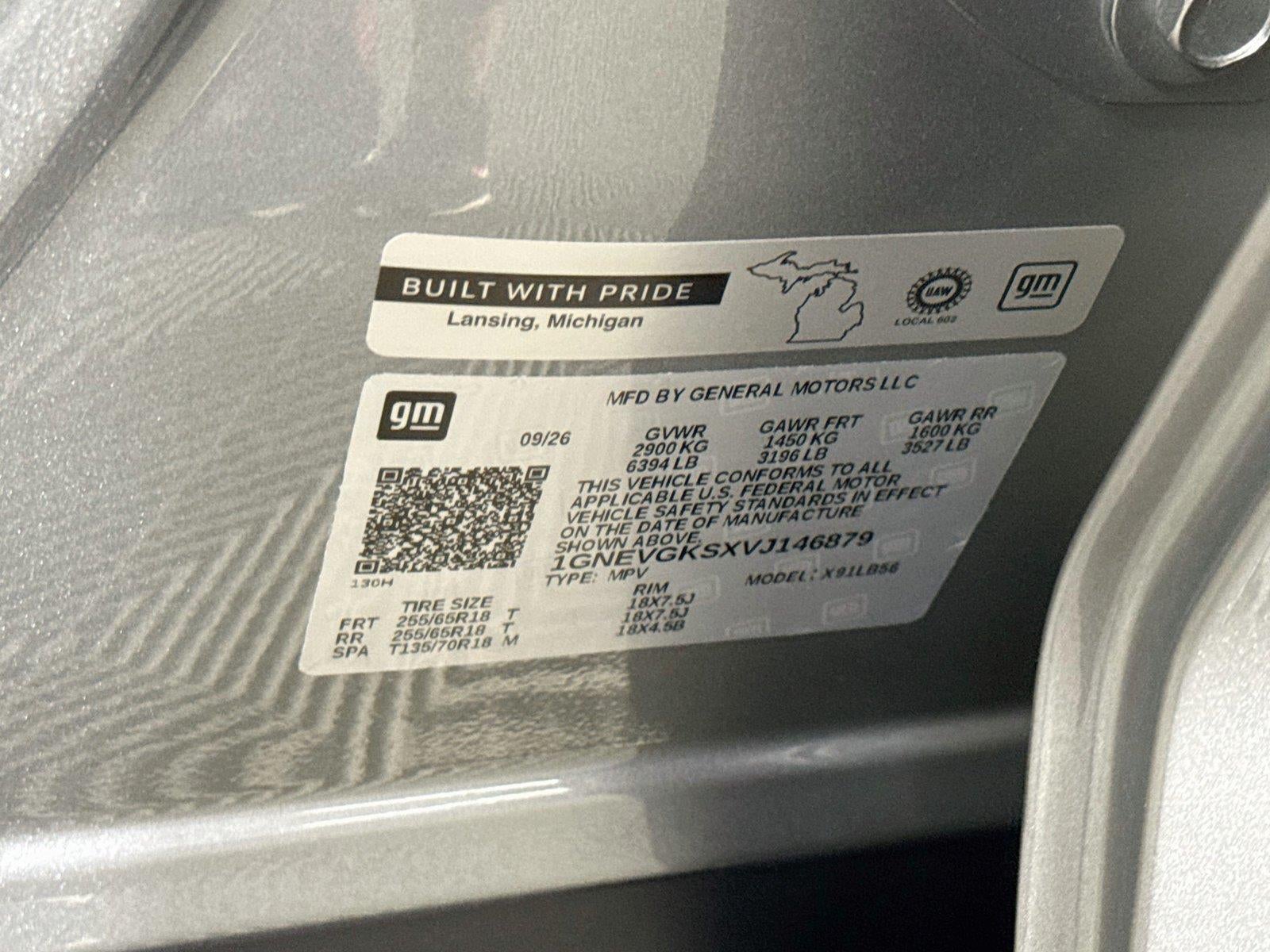 2027 Chevrolet Traverse LT