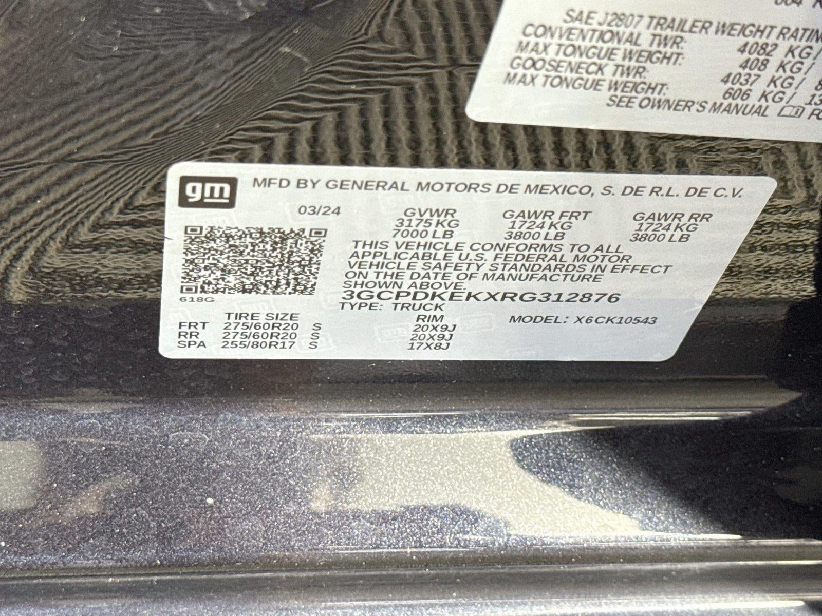 2024 Chevrolet Silverado 1500 LT (2FL)