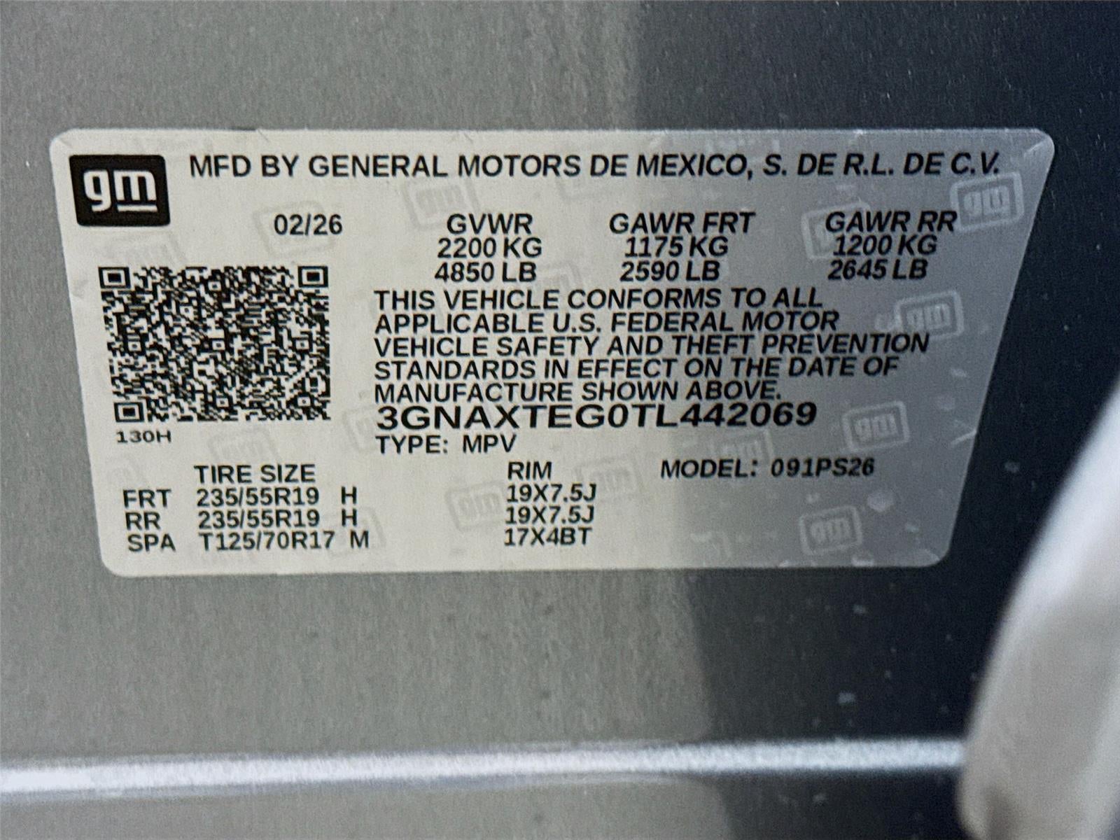 2026 Chevrolet Equinox RS