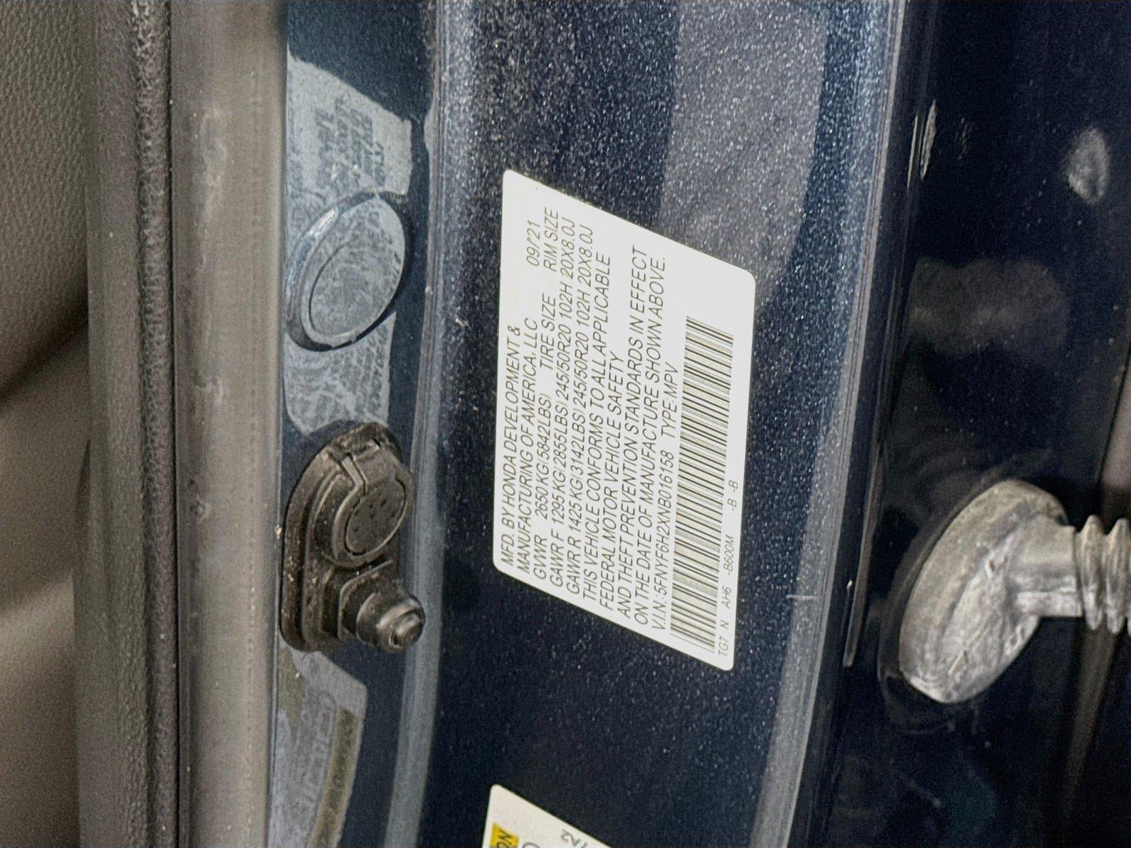 2022 Honda Pilot Special Edition