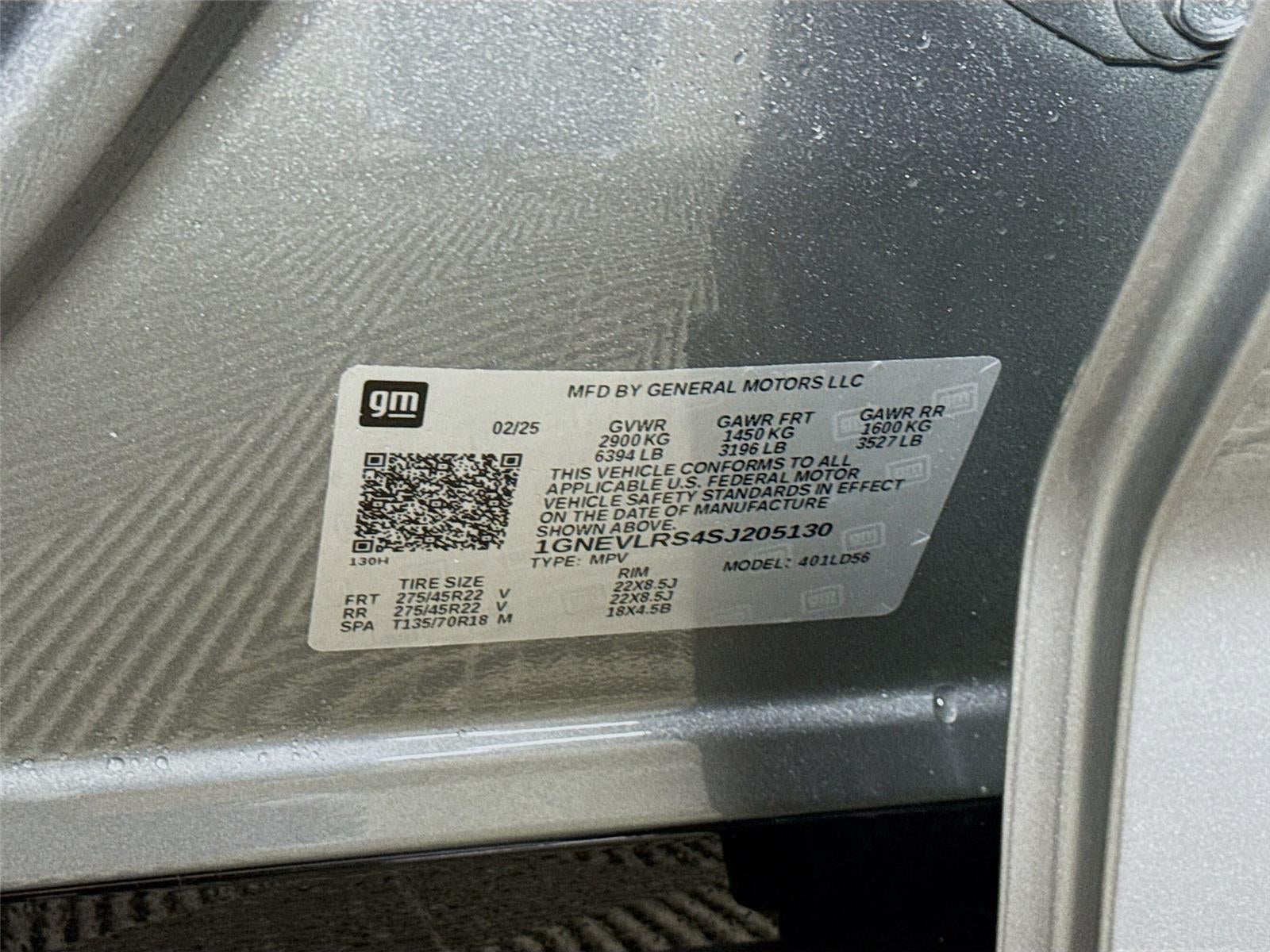 2025 Chevrolet Traverse RS