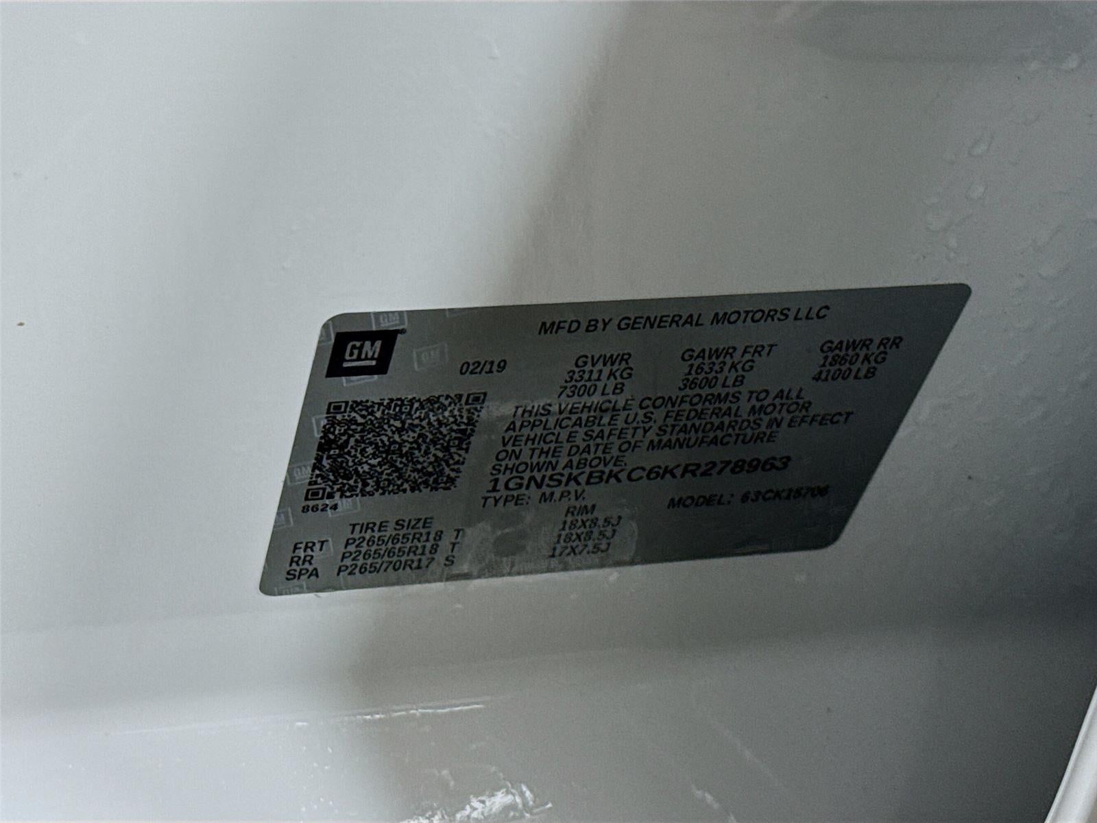 2019 Chevrolet Tahoe LT