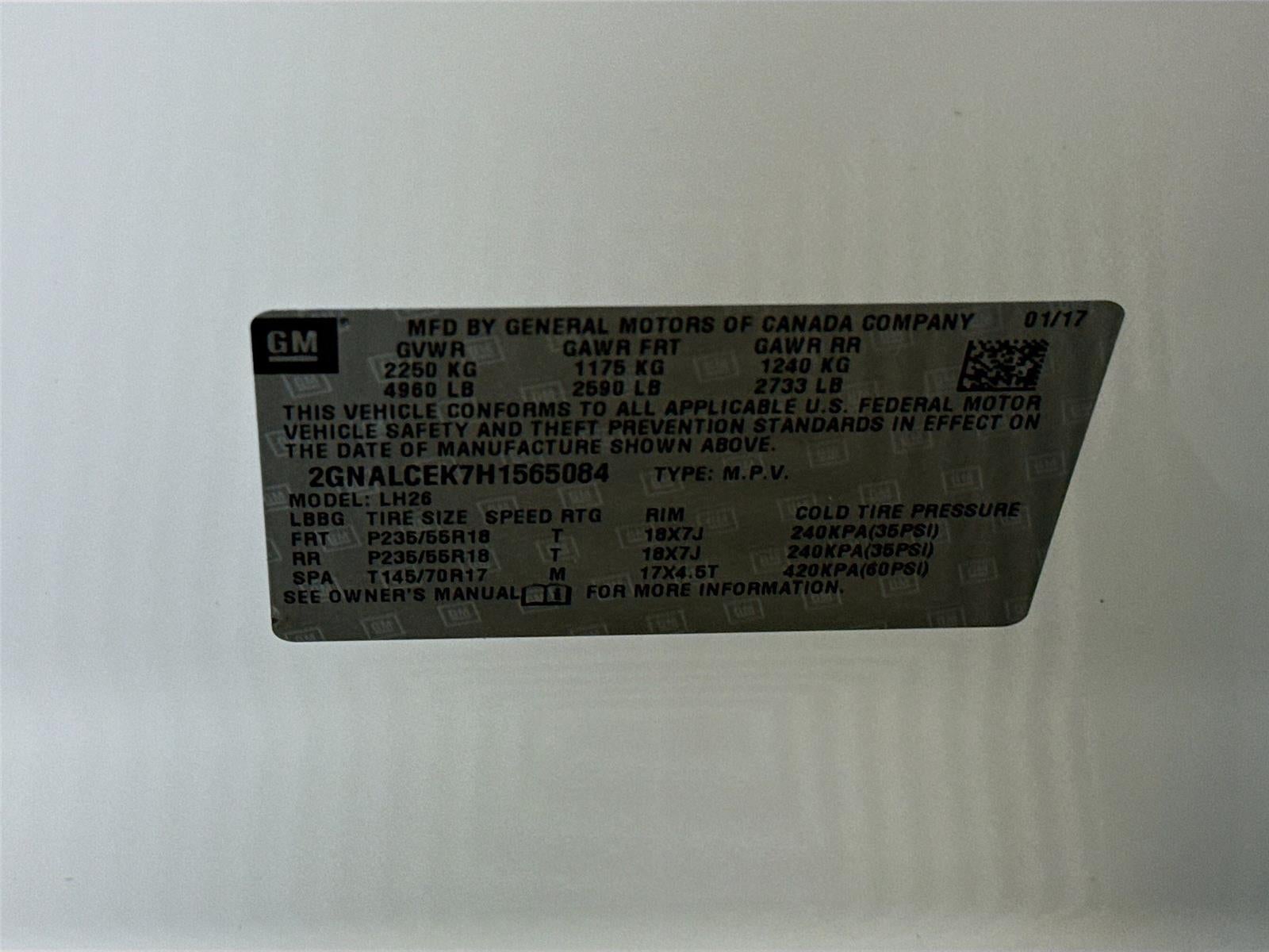 2017 Chevrolet Equinox LT