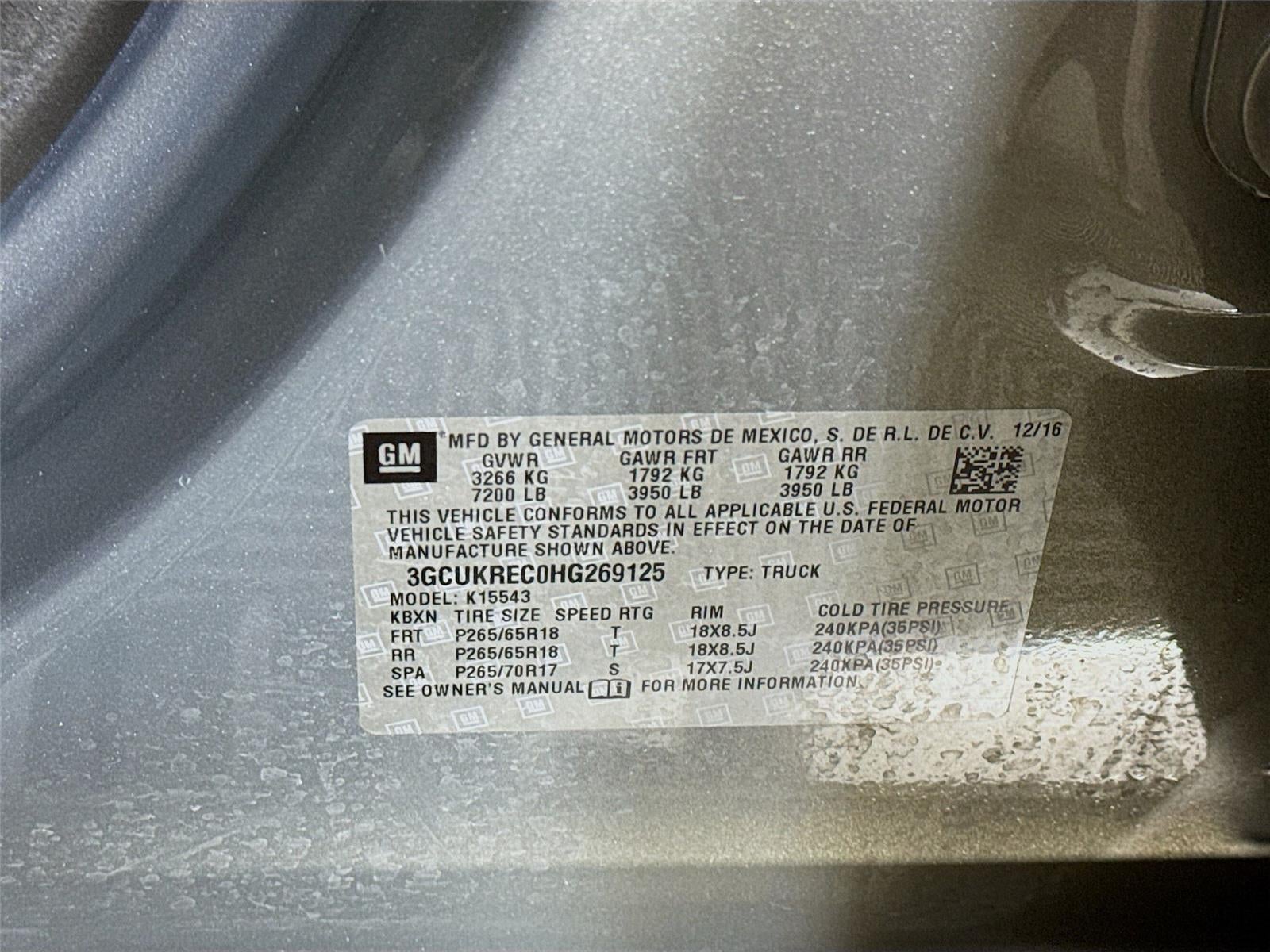 2017 Chevrolet Silverado 1500 LT