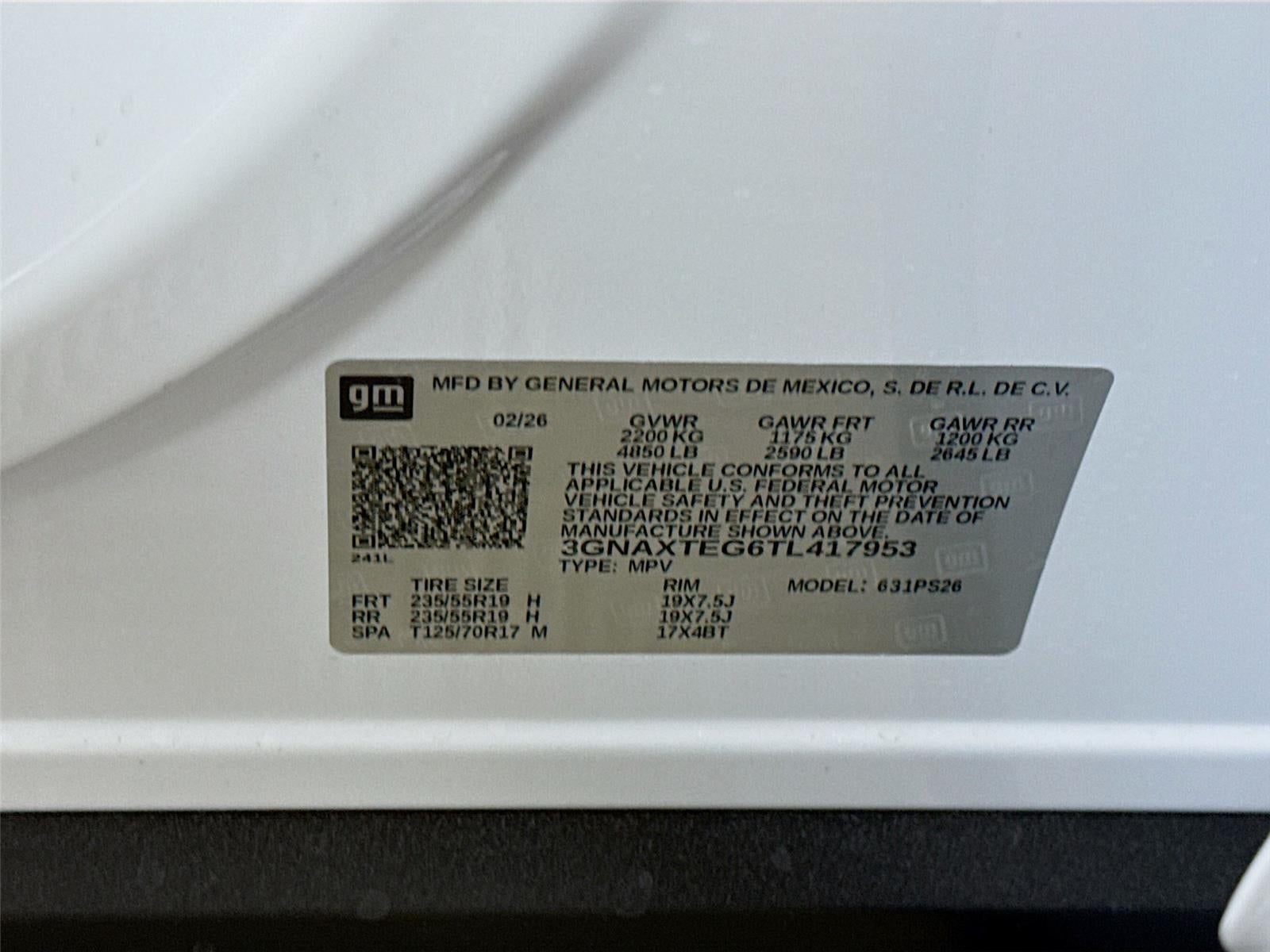 2026 Chevrolet Equinox RS