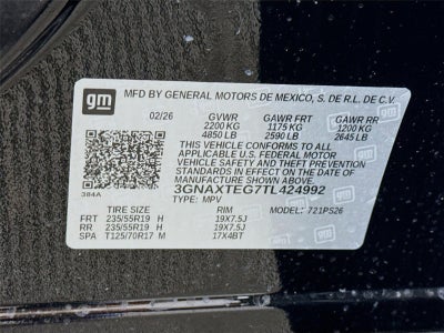 2026 Chevrolet Equinox RS