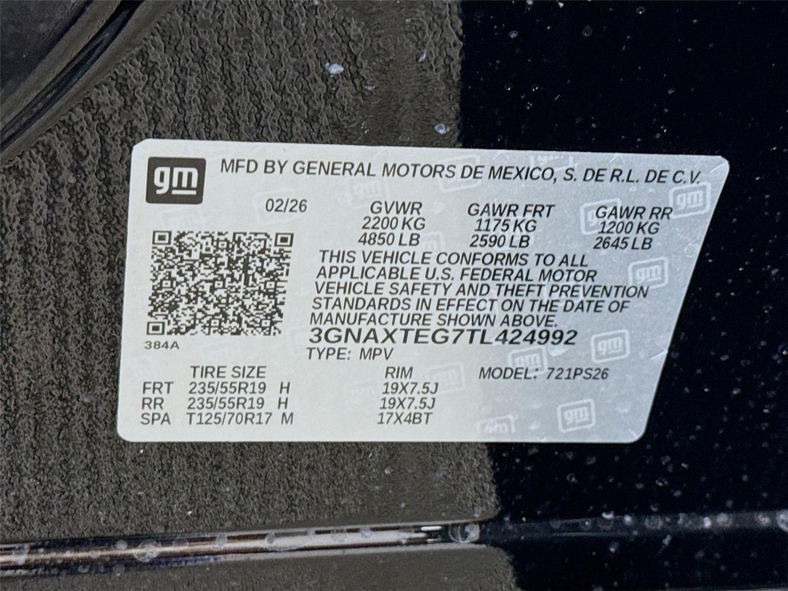 2026 Chevrolet Equinox RS