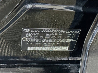 2016 Hyundai Sonata 2.4L Limited