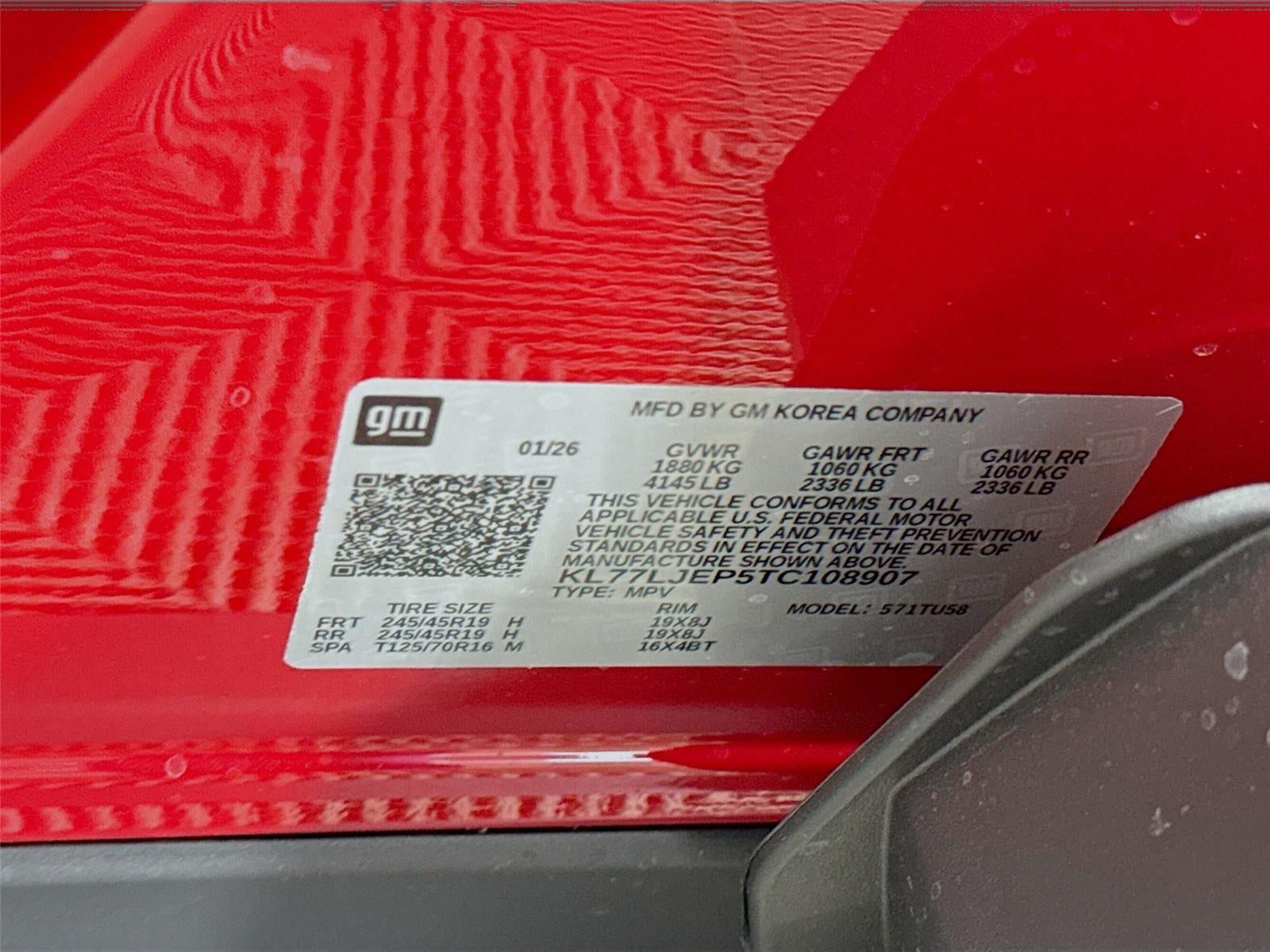 2026 Chevrolet Trax 2RS