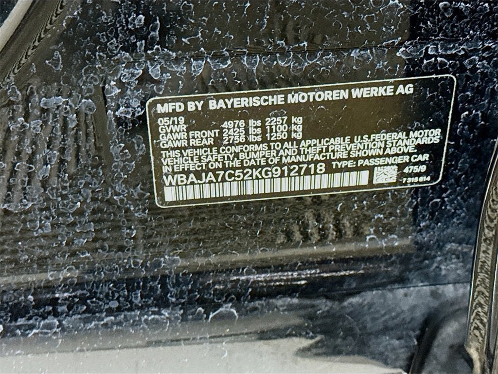 2019 BMW 5 Series 530i xDrive