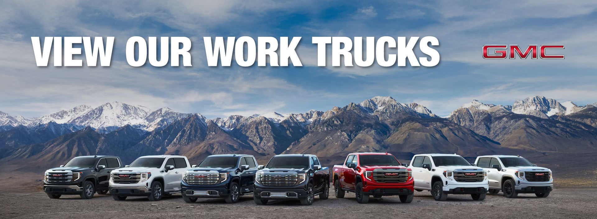 View Our Work Trucks GMC